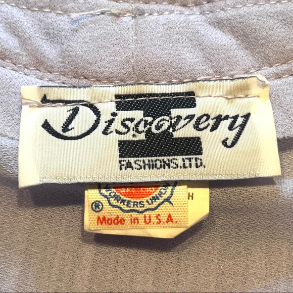 VTG DISCOVERY FASHIONS LTD 1970's Beaded Pleated Dress 8 - Picture 12 of 14